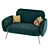 Berber Sofa: Stylish and Comfortable 3D model small image 10