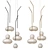 Modern Ceramic and Metal Lamp 3D model small image 1