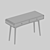 Modern Chic Bowen Console Table 3D model small image 3