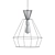 Elegant Black and Gold Pendant 3D model small image 2