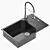 Franke 3-Pack Kitchen Sink: BFG 611 Onyx, UBG 611-62, BFG 651 3D model small image 4
