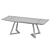 Sorrento Black Extendable Ceramic Top Table 3D model small image 3