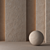 Seamless Concrete Plaster Tiles 3D model small image 3