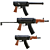 Classic Uzi Firearm, Vintage 2016 3D model small image 1