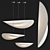 Tense Pendant Lamp: Contemporary Elegance for Your Space. 3D model small image 2