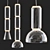 Sleek Illumination: Flos Noctambule Pendant 3D model small image 2