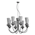 Stylish Evoluce Rammo Pendant Chandelier 3D model small image 2