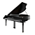 Elegant Classic Piano 3D model small image 1