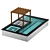 Ultimate Oasis: Pool, Gazebo, Jacuzzi 3D model small image 1