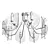 Eurosvet 60135-8: Stylish Ceiling Chandelier 3D model small image 1