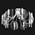 Eurosvet 60135-8: Stylish Ceiling Chandelier 3D model small image 2
