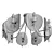 Eurosvet 60135-8: Stylish Ceiling Chandelier 3D model small image 3