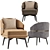 Elegant Billy Armchair: Modern Design and Comfort 3D model small image 4