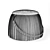 Ribbon Jetclass Pouf: Sleek, Modern Seating 3D model small image 3