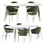 Modern Jazz Dining Set by Silvera 3D model small image 1