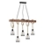 Vintage Hemp Rope Chandelier 3D model small image 2