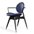 Elegant Circle Dining Chair: Overgaard & Dyrman 3D model small image 13