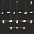 Modern LED Linear Pendant 3D model small image 2