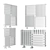 Stainless Steel Keops Heating Radiator 3D model small image 1