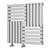 Stainless Steel Keops Heating Radiator 3D model small image 3