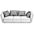 Elegant Minotti Seymour Sofa 3D model small image 3
