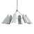 Elegant AERIN Chandelier 3D model small image 2