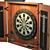 Premium Dartboard Set 3D model small image 3