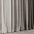 Cotton Curtain Set - 3100mm x 3850mm 3D model small image 2