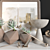 Elegant 2015 Decoration Set 3D model small image 6