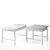 Contemporary DT 08 Wood Veneer Desk 3D model small image 7