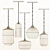 Nordic Glass Pendant Light 3D model small image 4