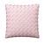 Pink Faux Suede Cushion: Lattice Weave Elegance 3D model small image 2