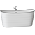 Luxuriate in Style with the Novellini Bathtub 3D model small image 3