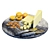 Elegant Marble Cheese Board Set 3D model small image 2