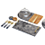 Elegant Hayes Serveware Set 3D model small image 2