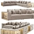 Modular Babylon Rack Sofa 3D model small image 1