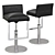 Vintage Texas Bar Stool 3D model small image 1