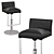 Vintage Texas Bar Stool 3D model small image 2