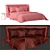 Sleek and Stylish Minotti Reeves Bed 3D model small image 5