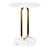 Gleaming Brass Hensley Side Table 3D model small image 1