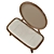 Bamax Slash Walnut Lounge Chair 3D model small image 4