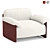 Wittmann Marlow Lounge Chair 3D model small image 1