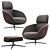 Elegant Minotti Russell Armchair 3D model small image 1