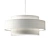 Natural Linen Lampshade 3D model small image 2