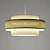 Natural Linen Lampshade 3D model small image 5