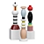 Elegant Decor Set: Flavia Totem 3D model small image 1