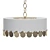 Blush & Gold Berkeley Pendant 3D model small image 1