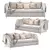 Modern Ikea Soderhamn Sofa 3D model small image 1