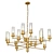 Elegant Aesthetic Pendant Chandelier 3D model small image 1