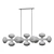 Elegant Klarissa Linear Chandelier 3D model small image 2